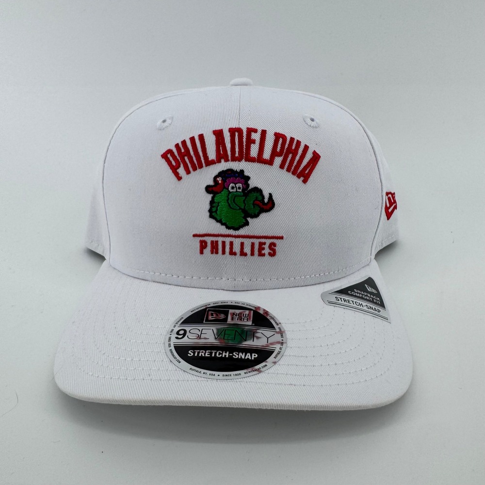 New Era 9SEVENTY Philadelphia Phillies Phillie Phanatic Stretch-Snap Hat White